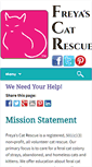 Mobile Screenshot of freyascatrescue.org